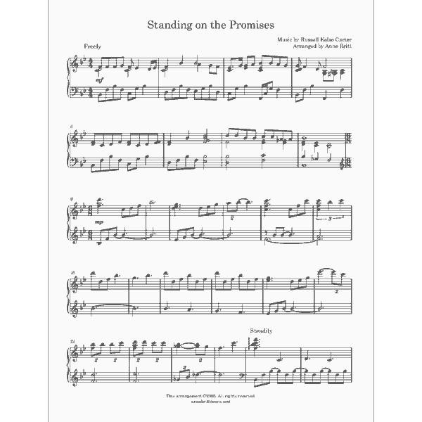 Standing on the Promises