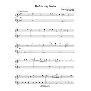 The Morning Breaks - intermediate piano solo