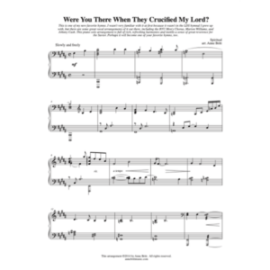 Were You There When They Crucified My Lord? (intermediate)