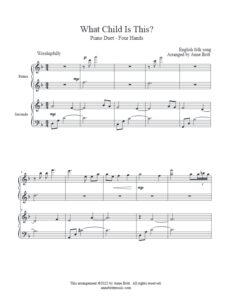 What Child Is This? (piano duet)